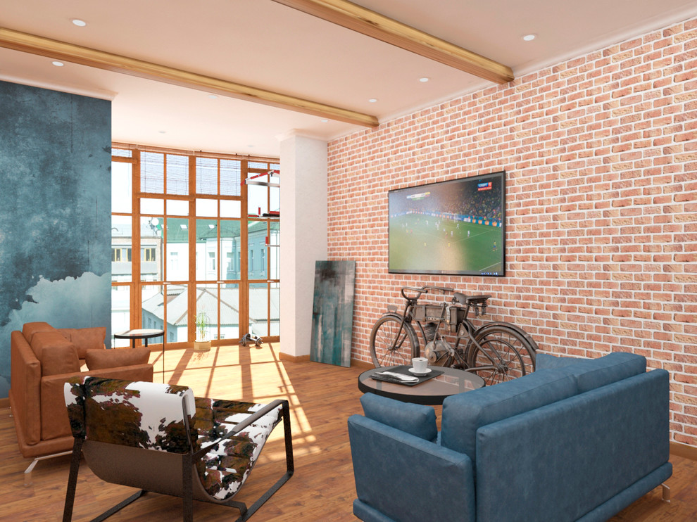 Лофт с элементами кантри