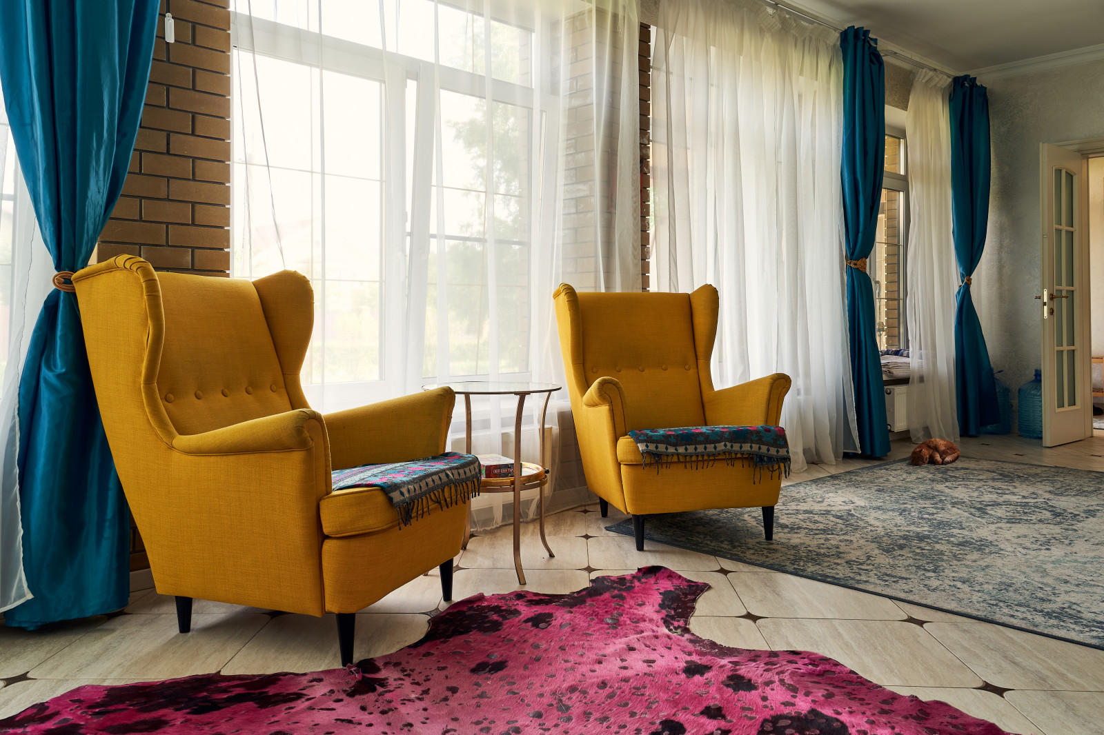 Гостевой загородный дом в Подмосковье, гостиная