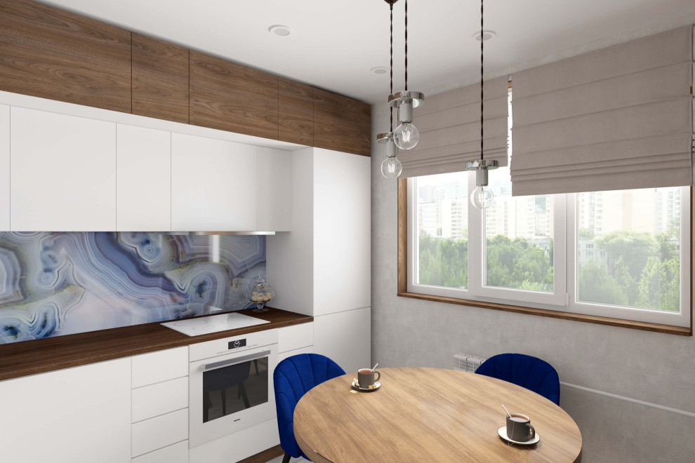 Трехкомнатная квартира 78 м2 в современном стиле, в доме серии П-44