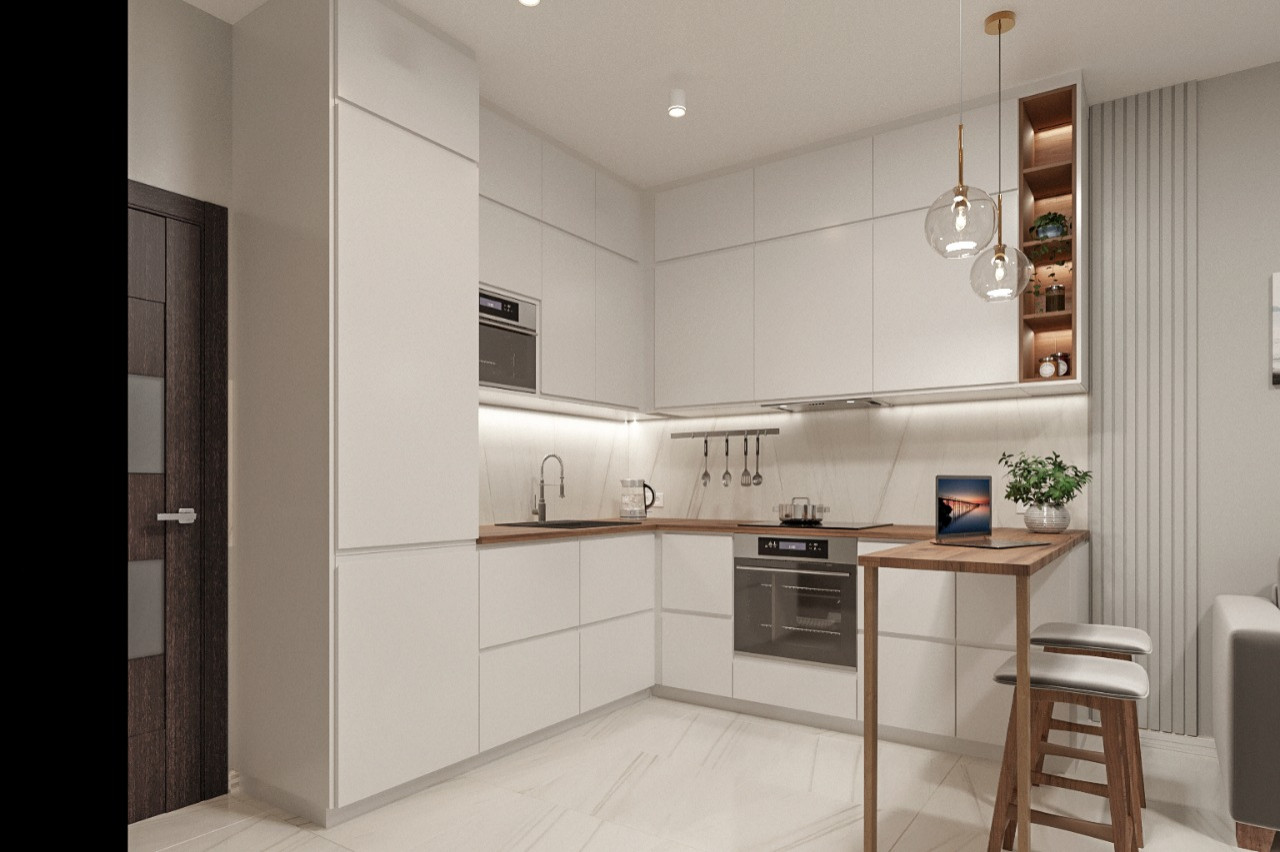 Обложка проекта: Дизайн-проект квартиры с готовой отделкой от застройщика