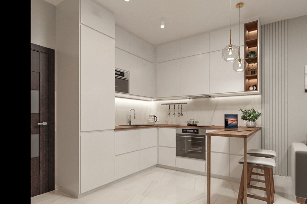 Обложка проекта: Дизайн-проект квартиры с готовой отделкой от застройщика