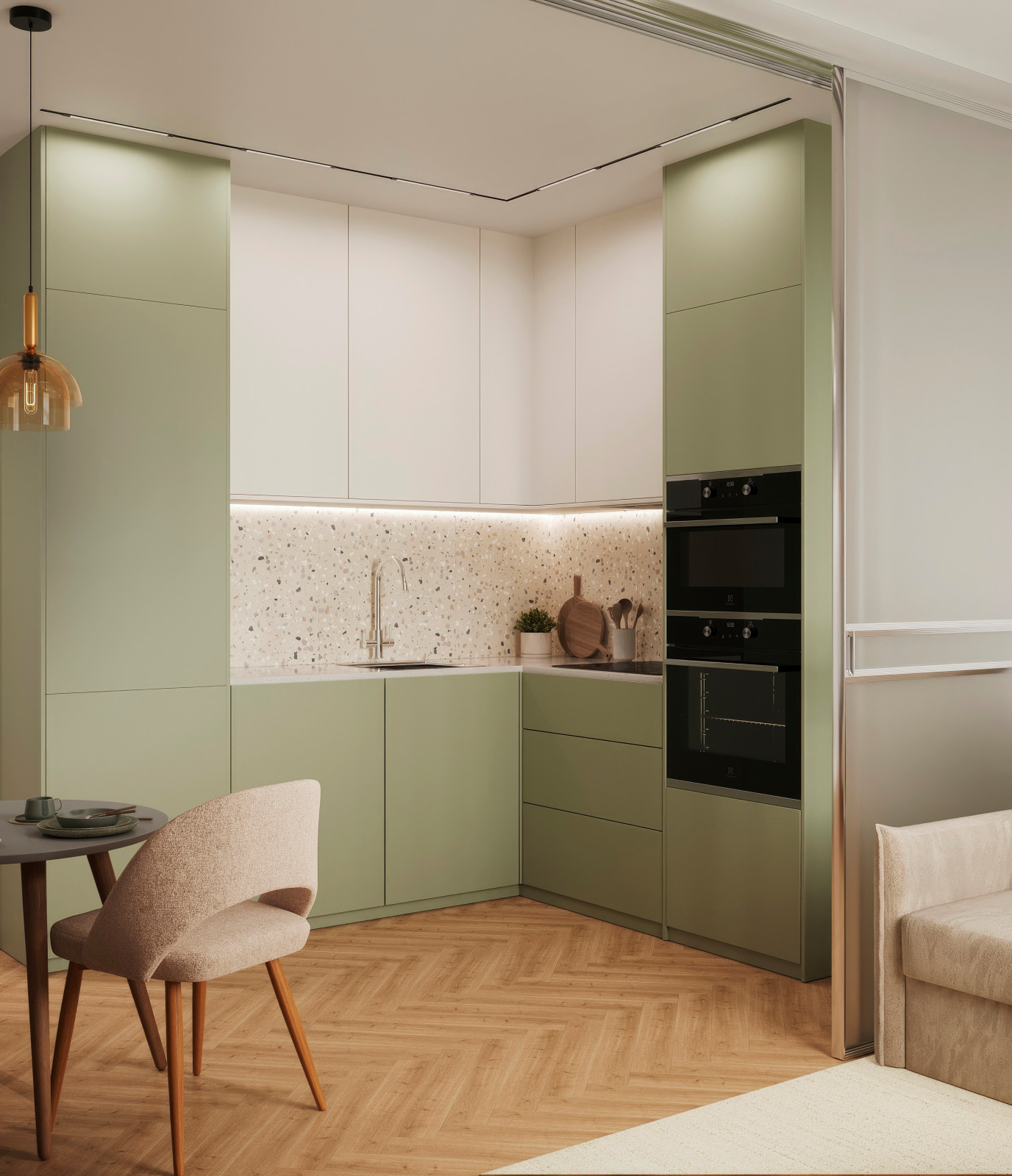 Дизайн-проект однокомнатной квартиры 36кв.м