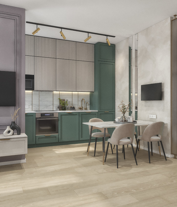 Элегантная квартира в Москве для молодой семьи