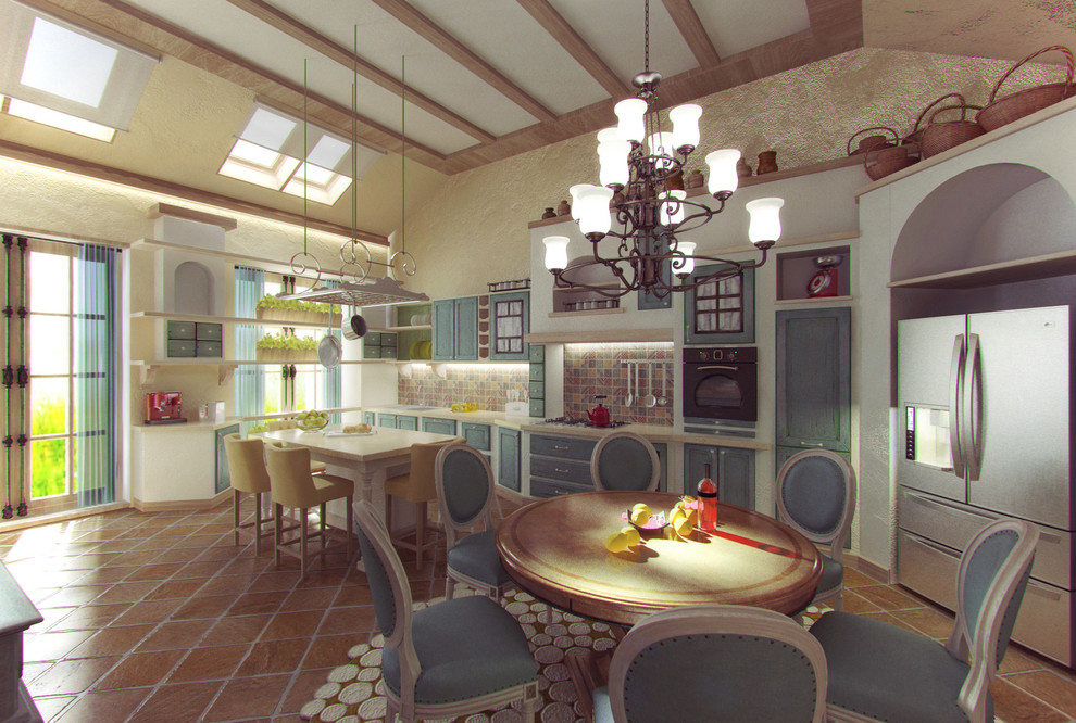 Обложка проекта: Кухня в средиземноморском стиле