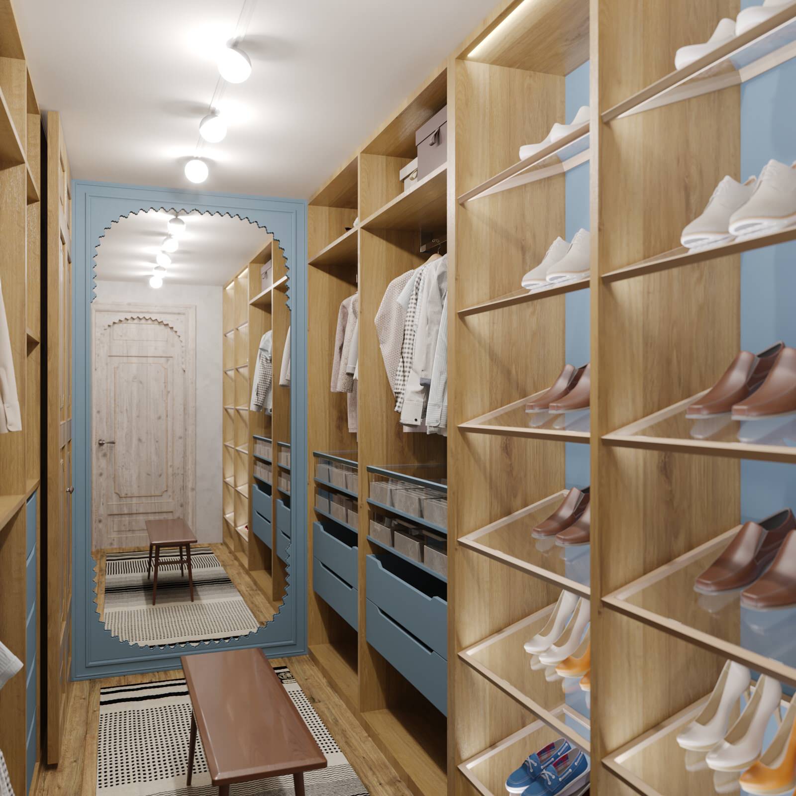 Гардероб. Квартира в ЖК "Ангелово"