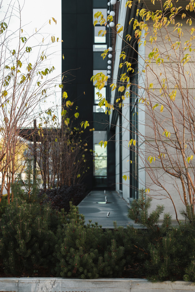 Оформление территории у офисного здания