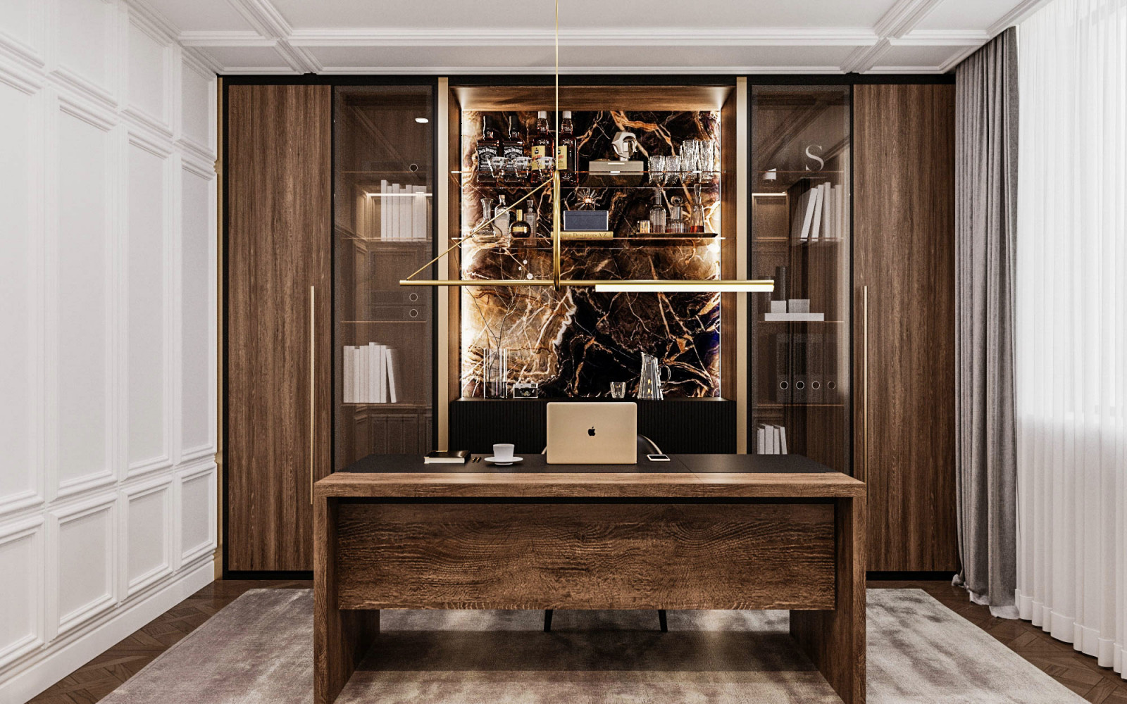 Лазурный, кабинет