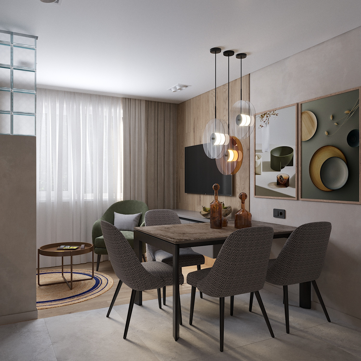 Дизайн-проект квартиры 50 кв.м.