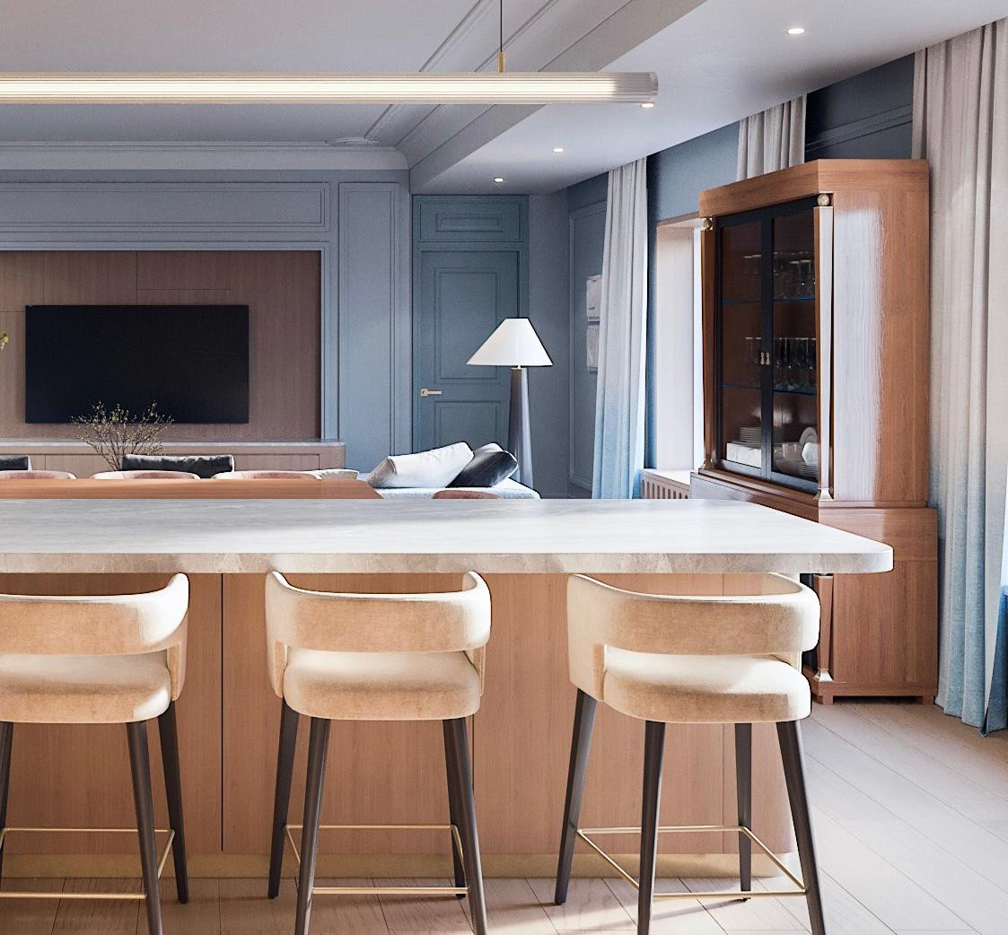 Дизайн апартаментов, Реализация.