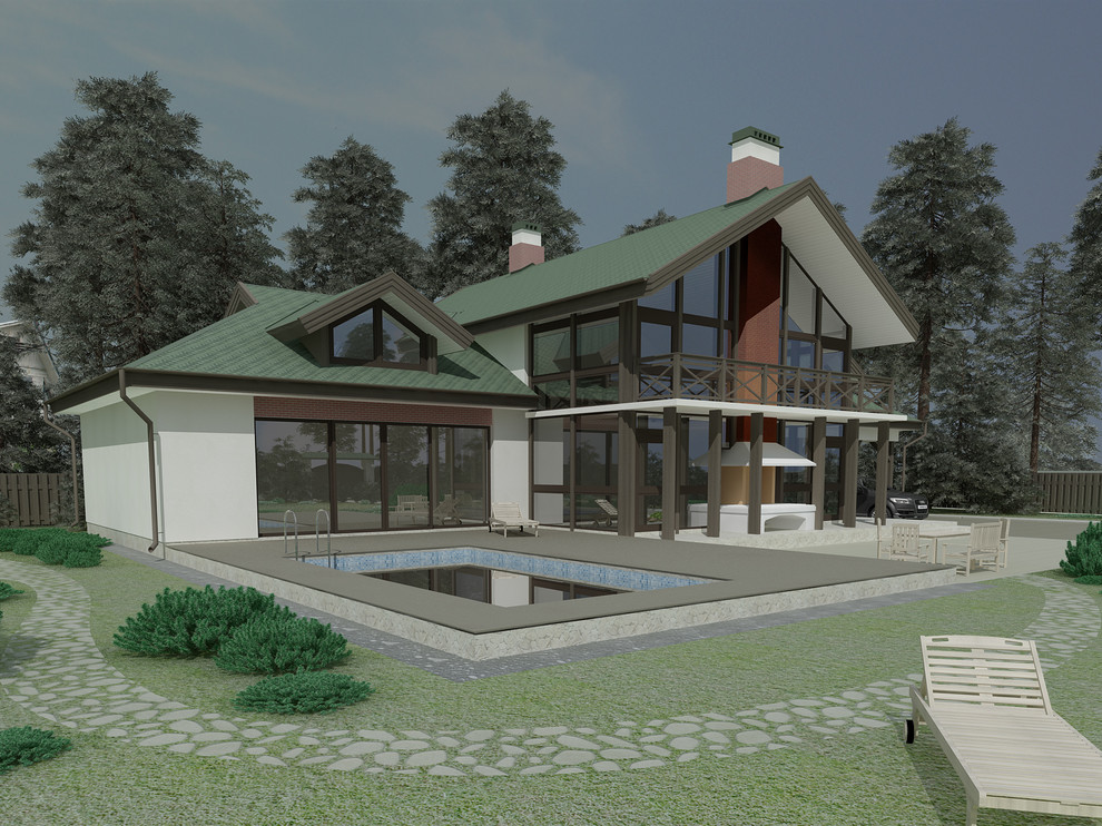 Обложка проекта: Дом в Ленинградской области