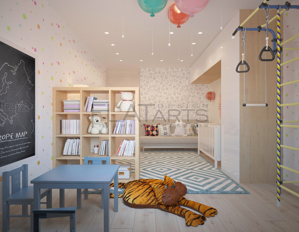 Дизайн 3-ной квартиры в современном, с элементами эко-стиля