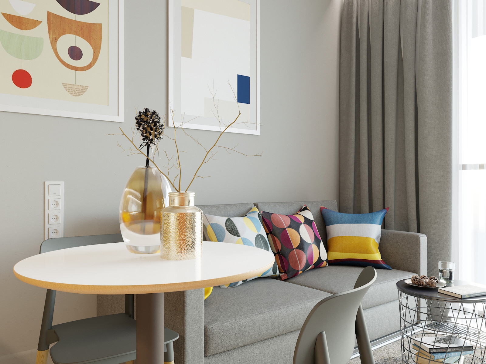 Номер SMART в современном стиле в апарт-отеле PRIME RESIDENCE