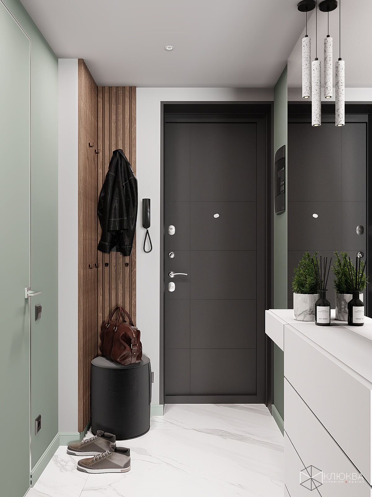 Проект квартиры 60 кв.м  г. Москва