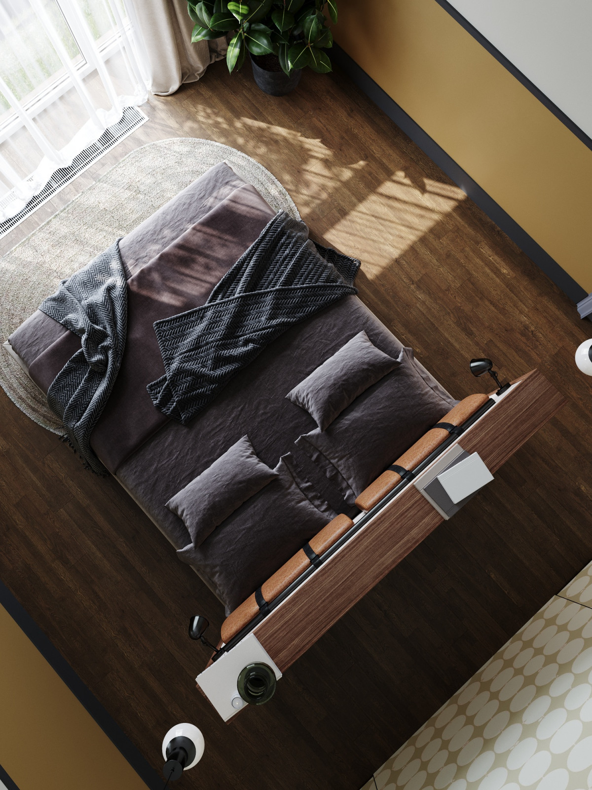 Атмосферная квартира с панорамными окнами