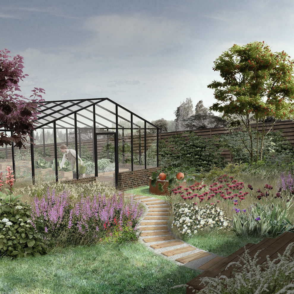 Проект ландшафтного дизайна для загородного дома в КП Тихий берег