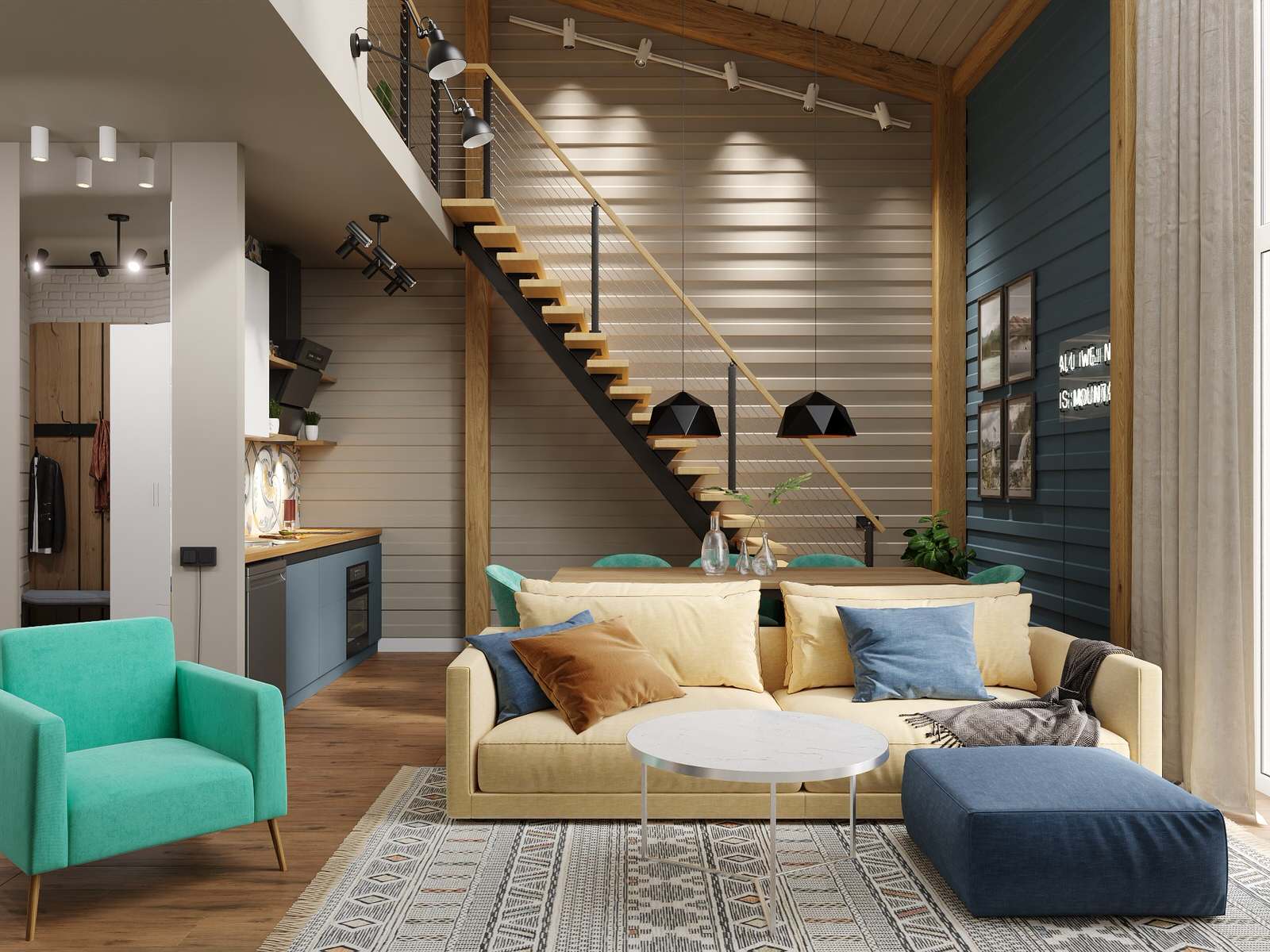 Дизайн гостевого дома в Озерном