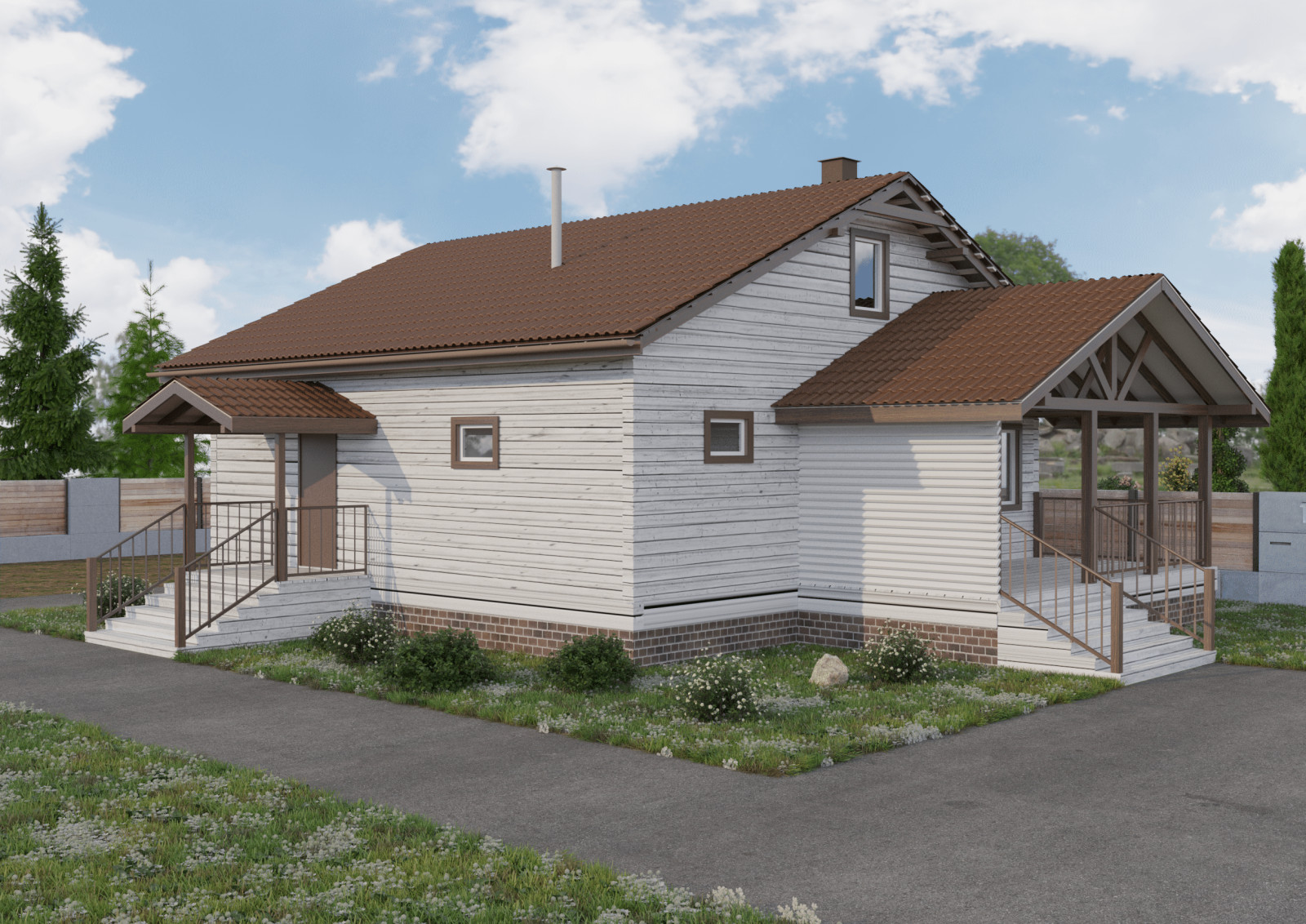 Дом из бруса