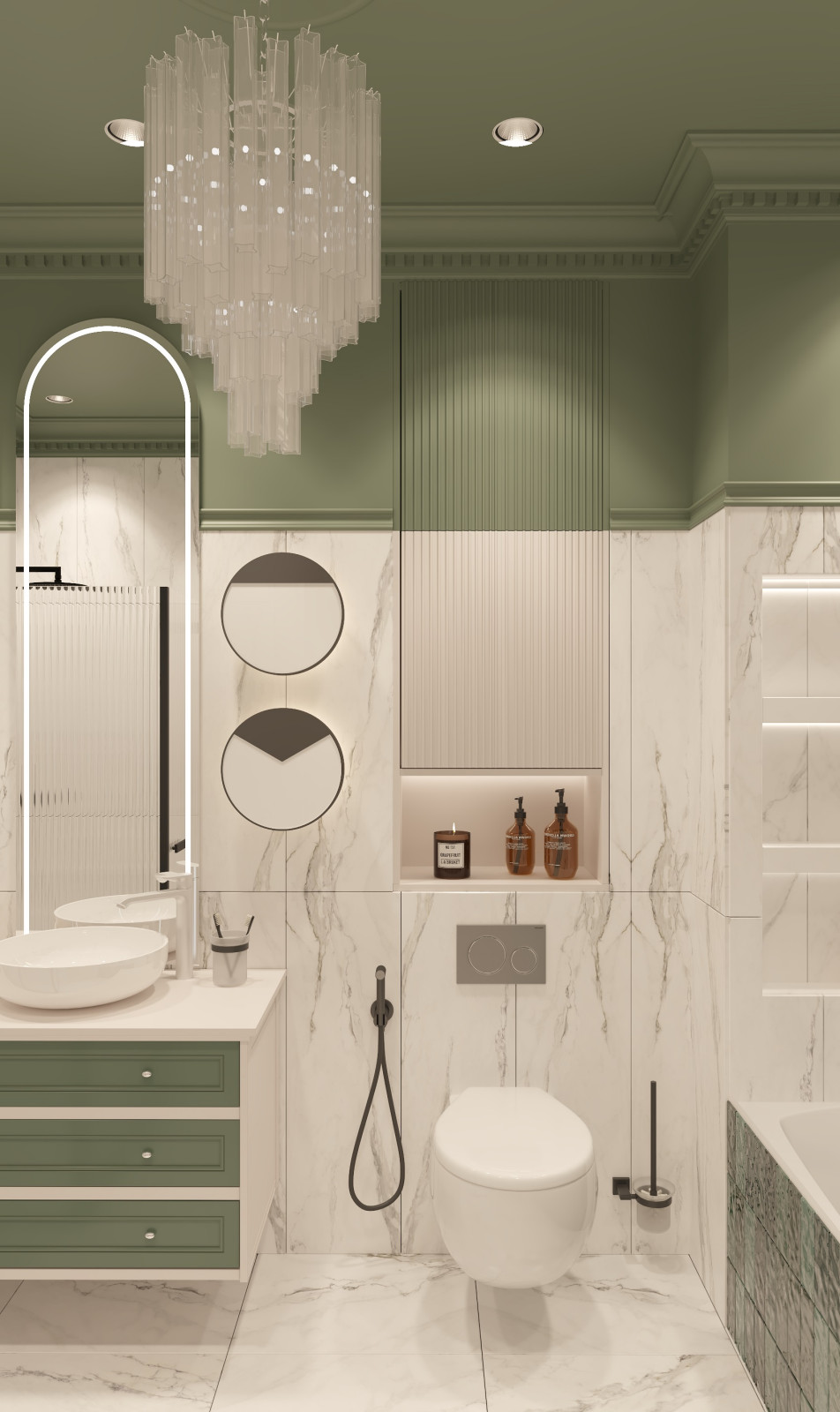 Современный  элегантный интерьер