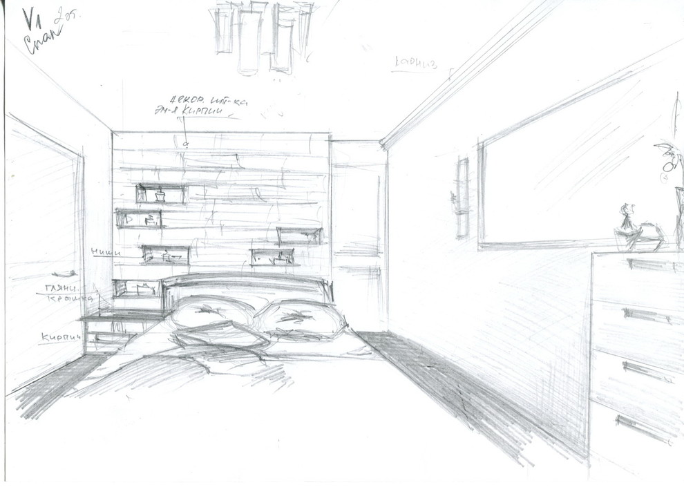 ручная графика, когда нет компютера под рукой