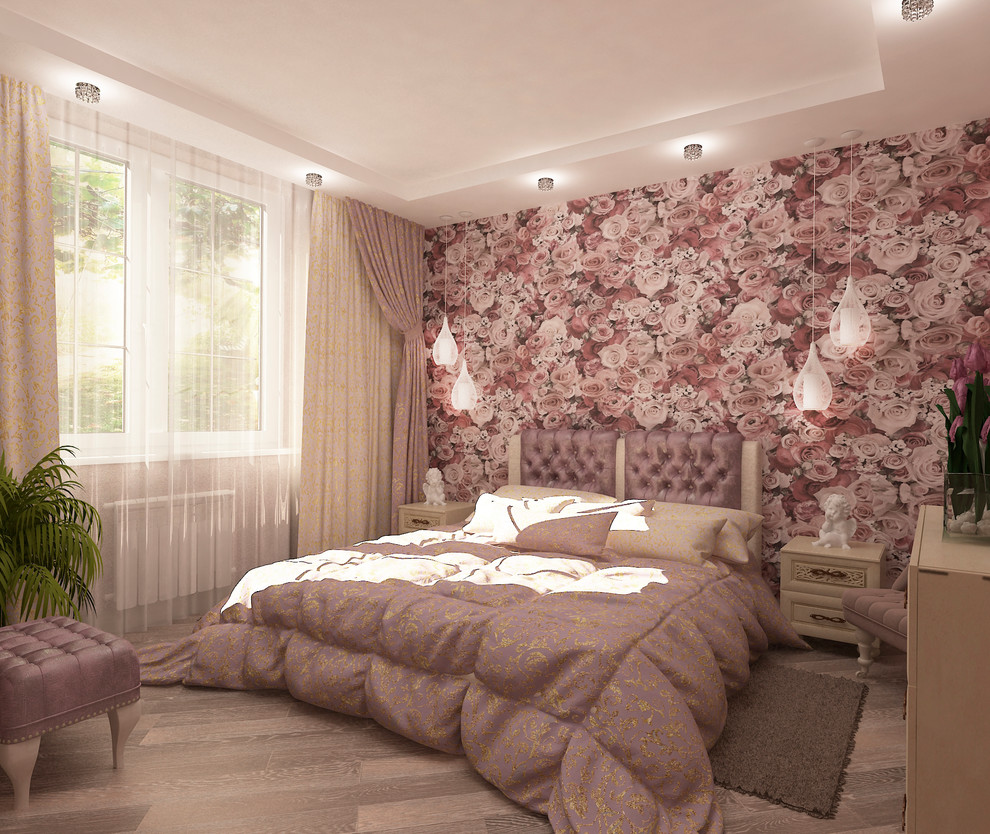 Обложка проекта: Дизайн интерьера частного дома. Спальня.