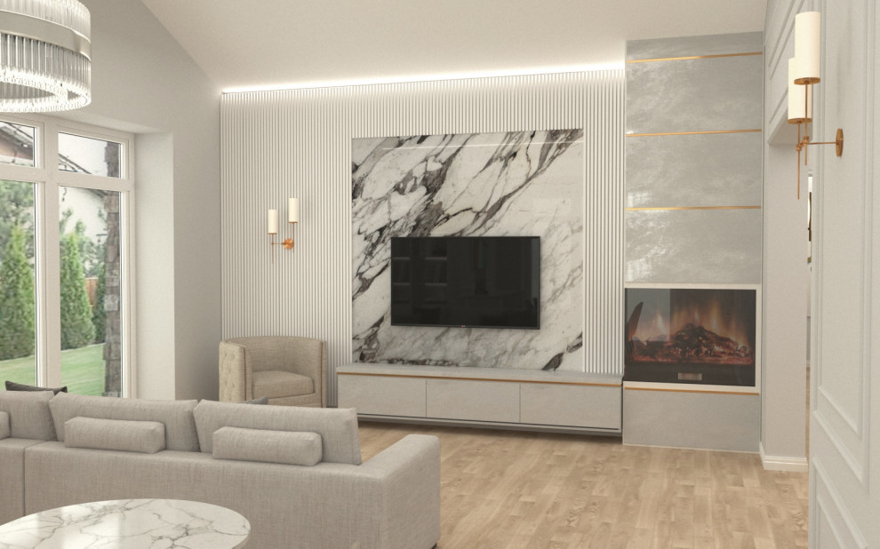 Дом с камином