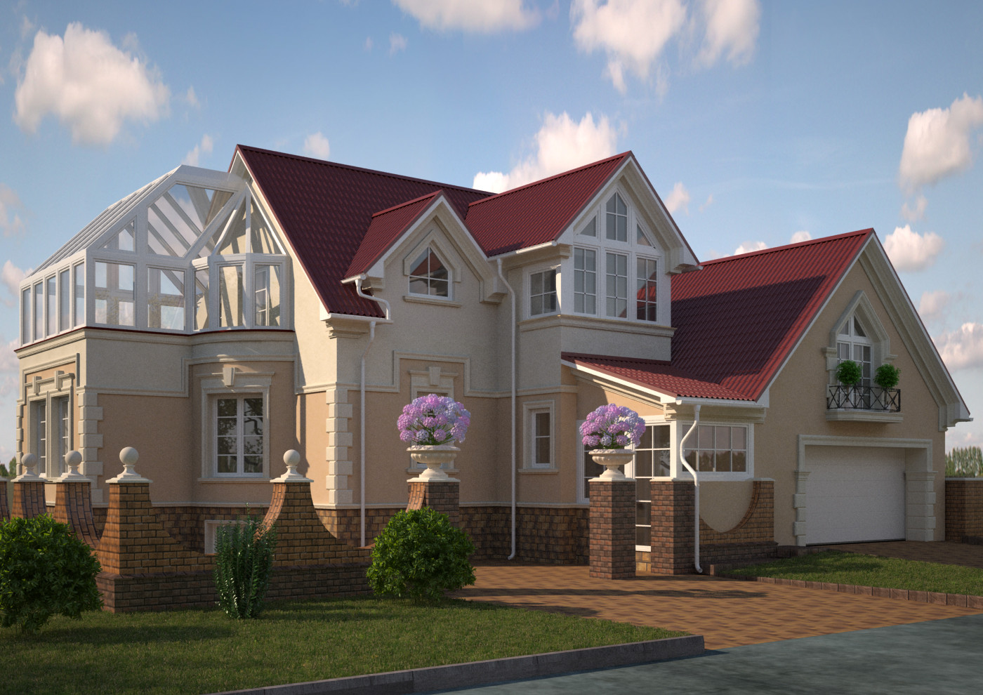 Экстерьер дома в Клину