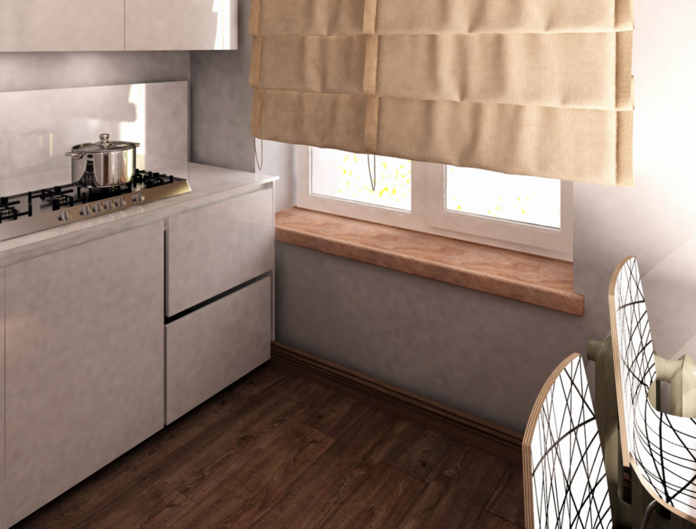 Подоконник на кухне