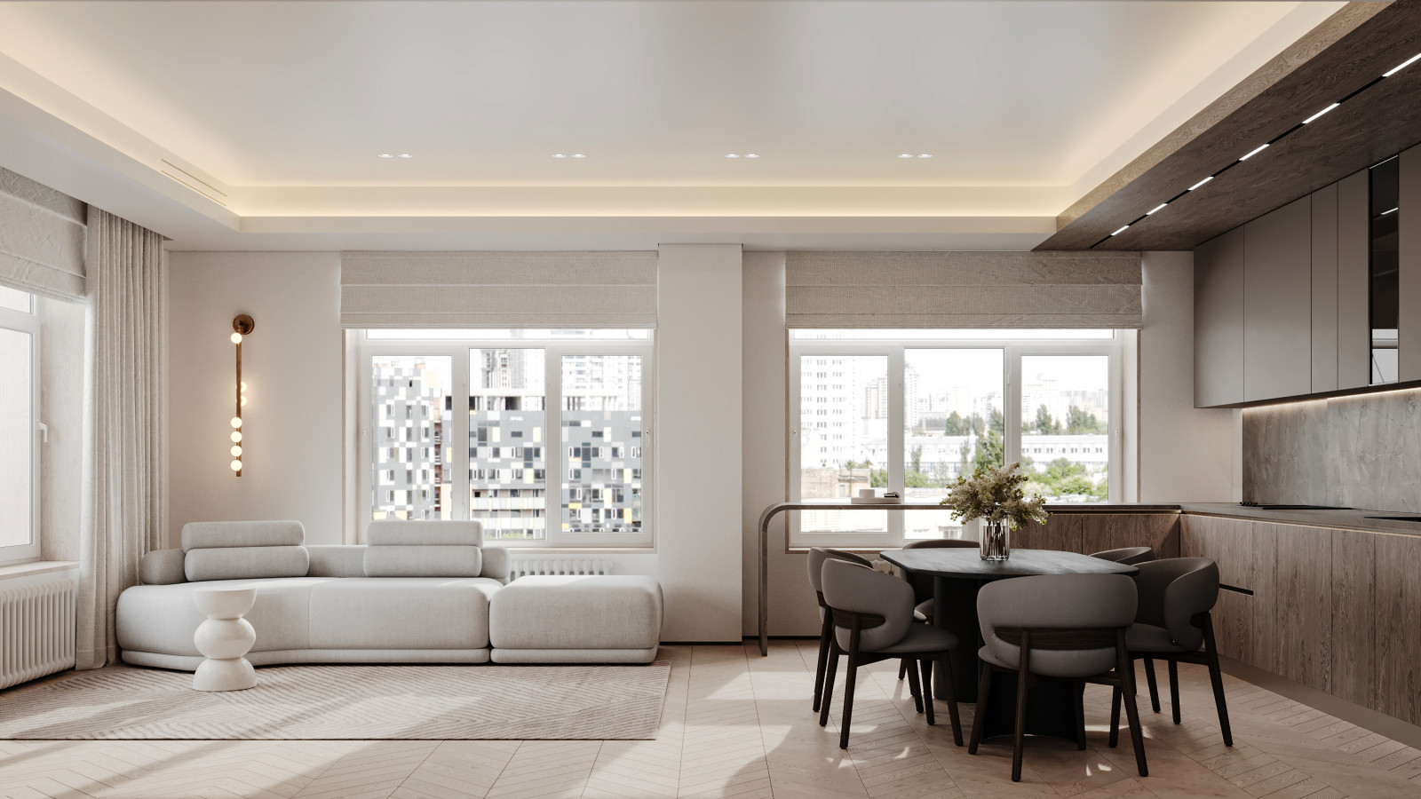 Просторная квартира для семьи с ребенком