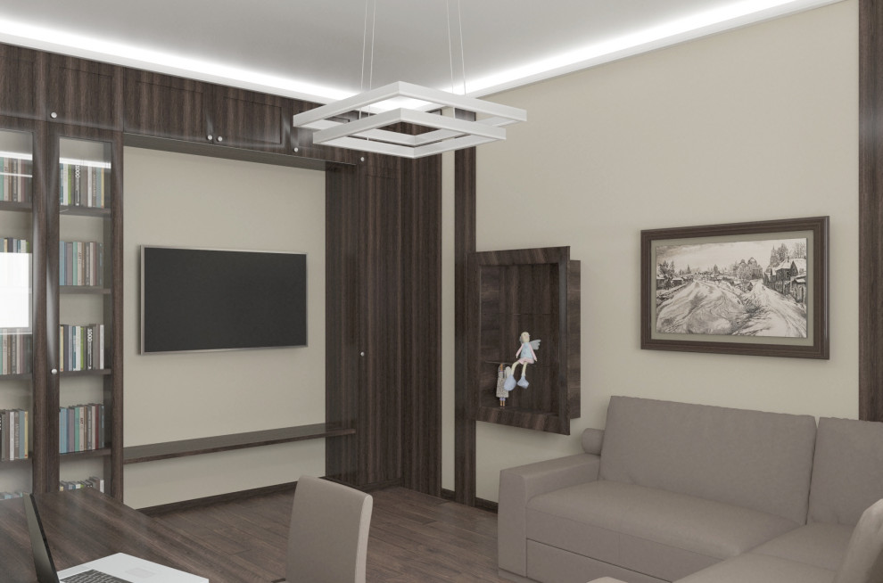 Концептуальный проект интерьеров коттеджа 480 кв. метров