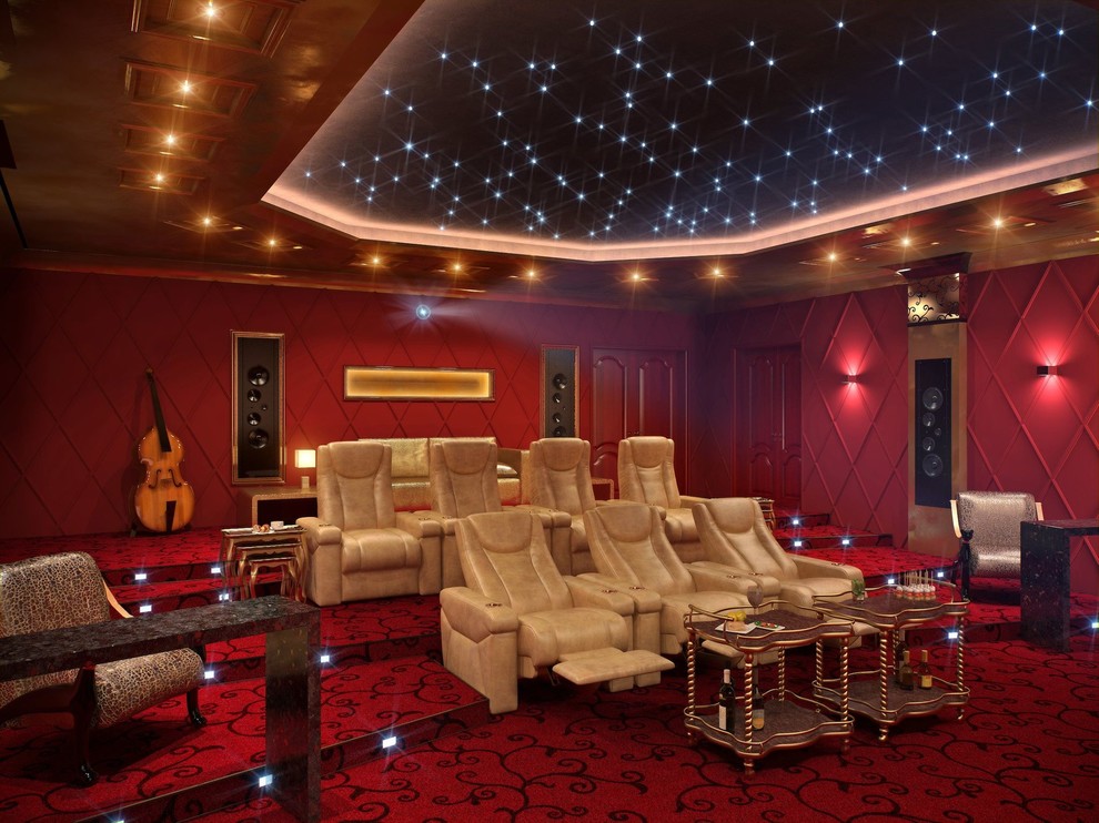 Кинотеатр в частном доме (г.Краснодар)