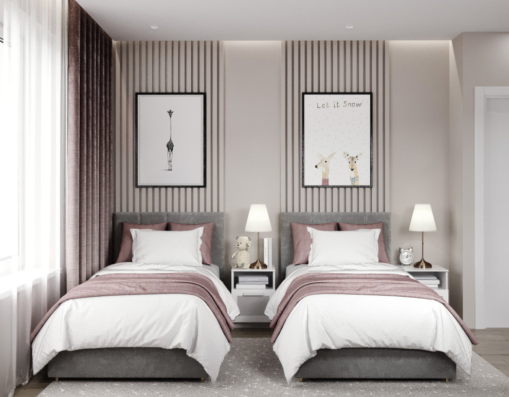 Трёхкомнатная квартира для семьи из 5 человек. 75 кв.м.