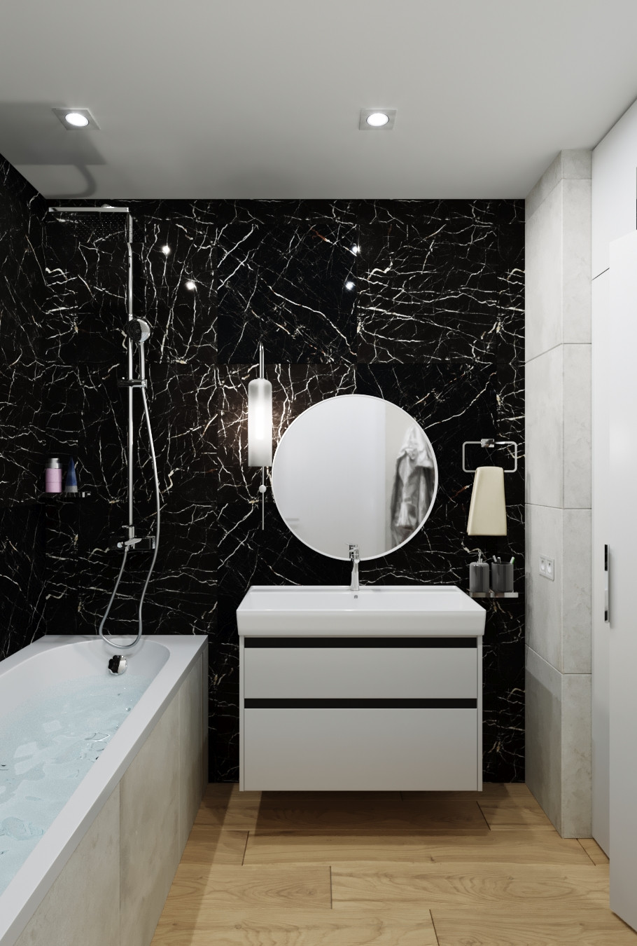 Квартира в минимализме на северной стороне