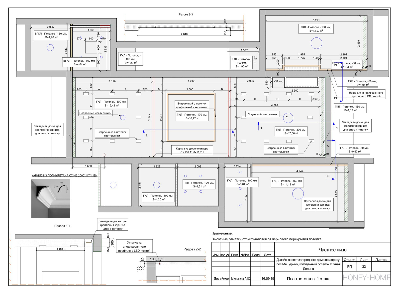 Рабочая часть; загородный дома 240 кв.м.