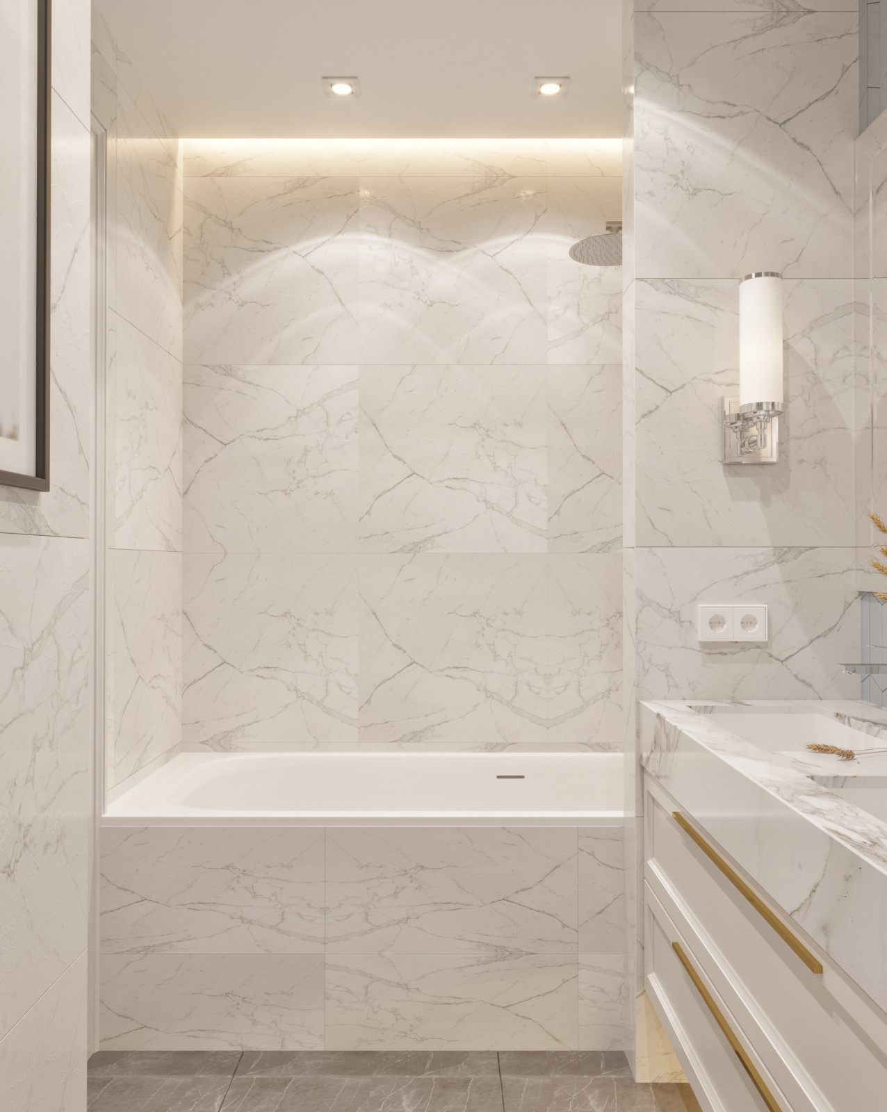 Дизайн интерьера в светлых тонах в новостройке Москвы