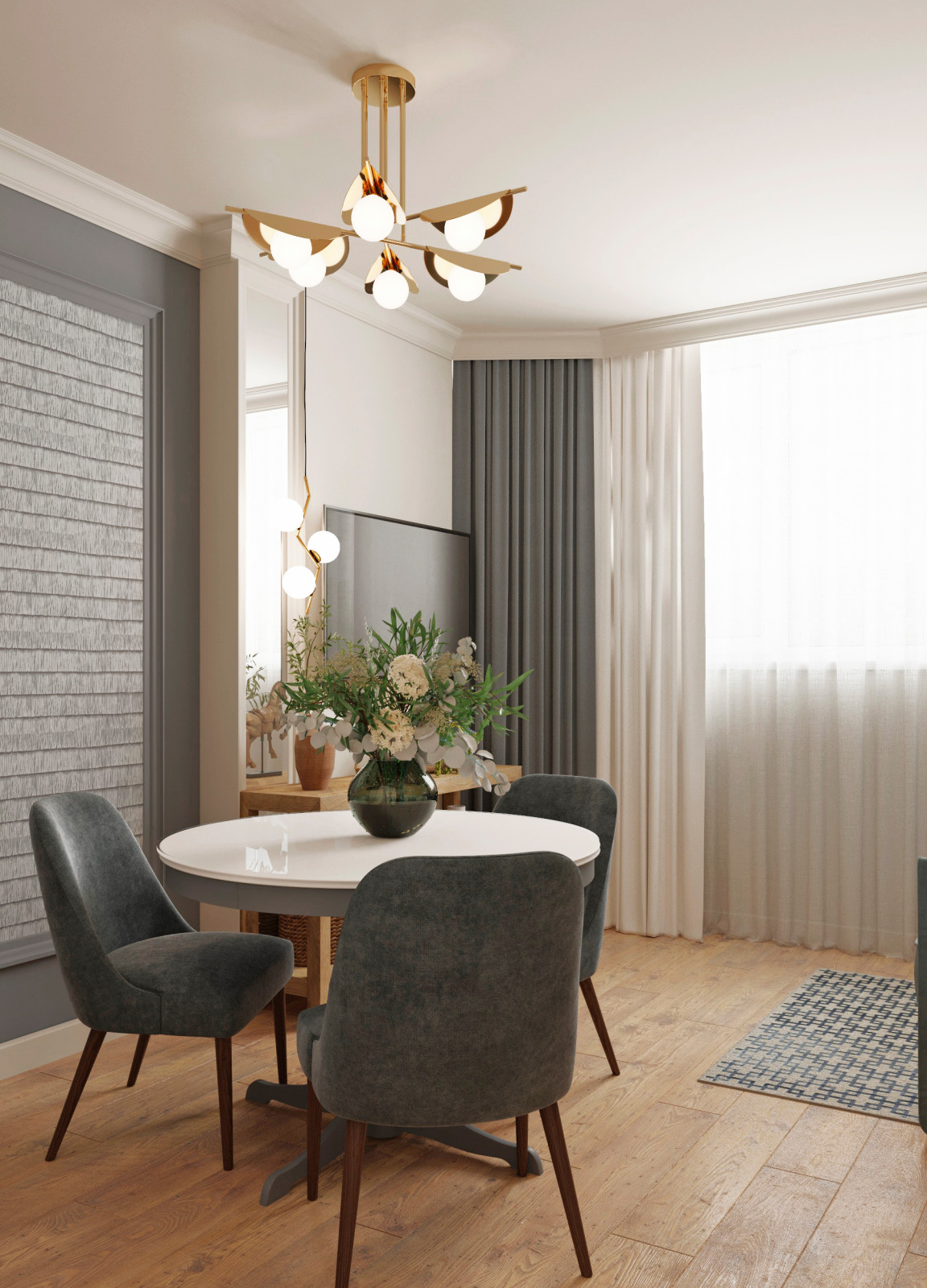 г. Краснодар, квартира для молодой девушки 41,5 кв.м.