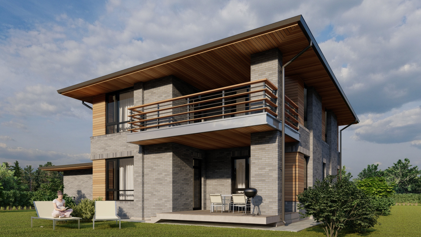 Дом в коттеджном поселке Тургай в Лаишевском районе РТ