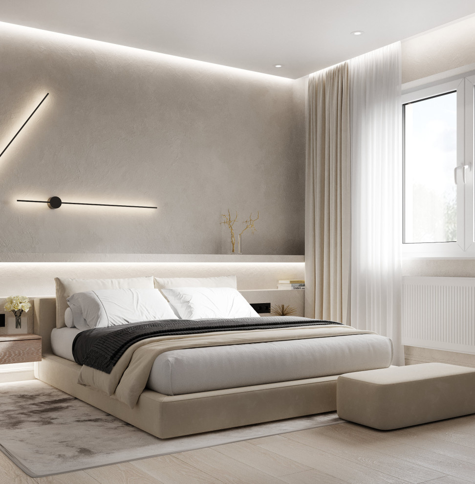 Дизайн проект двухуровневой светлой квартиры в таунхаусе в г. Гродно