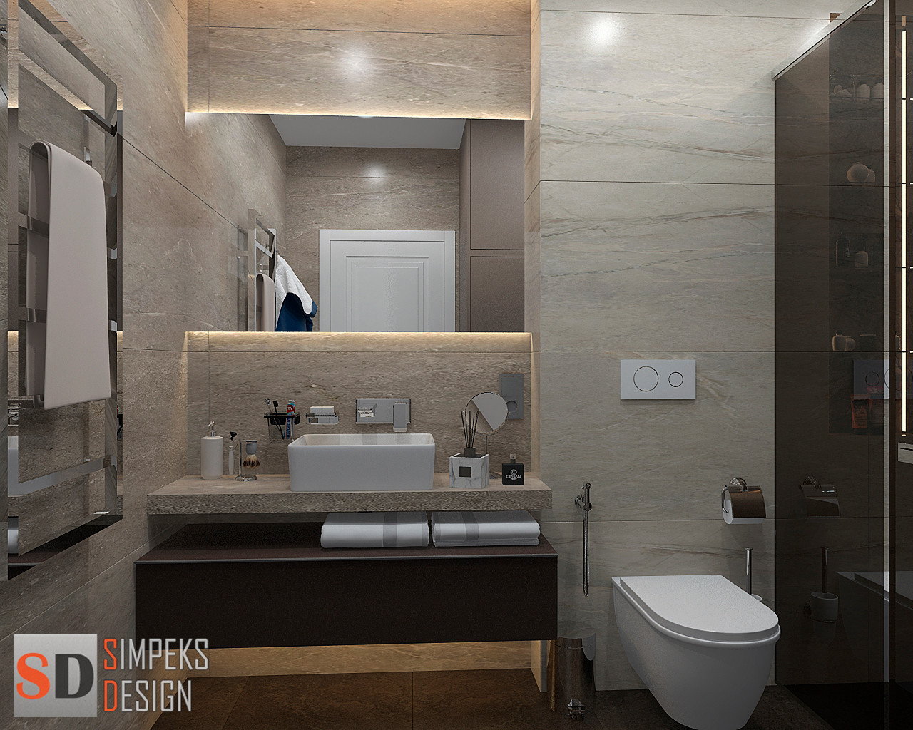 Bathroom in modern style