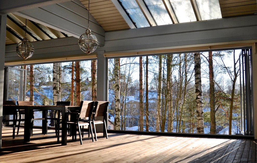 Остекление гостевого дома