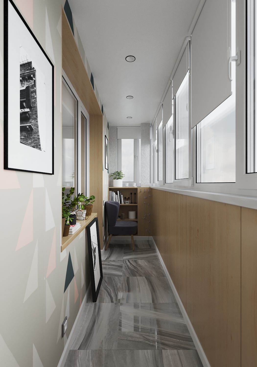 Светлый, воздушный интерьер в спокойных цветах