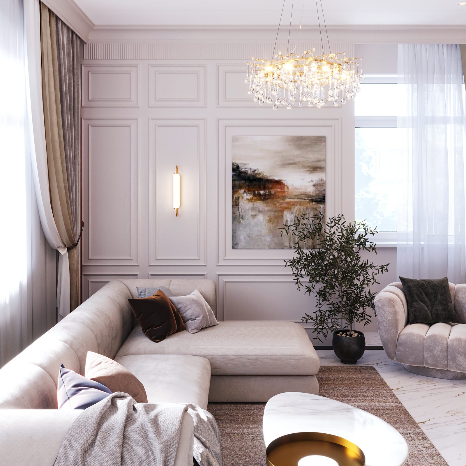 Дизайн интерьера частного дома Нерастанное