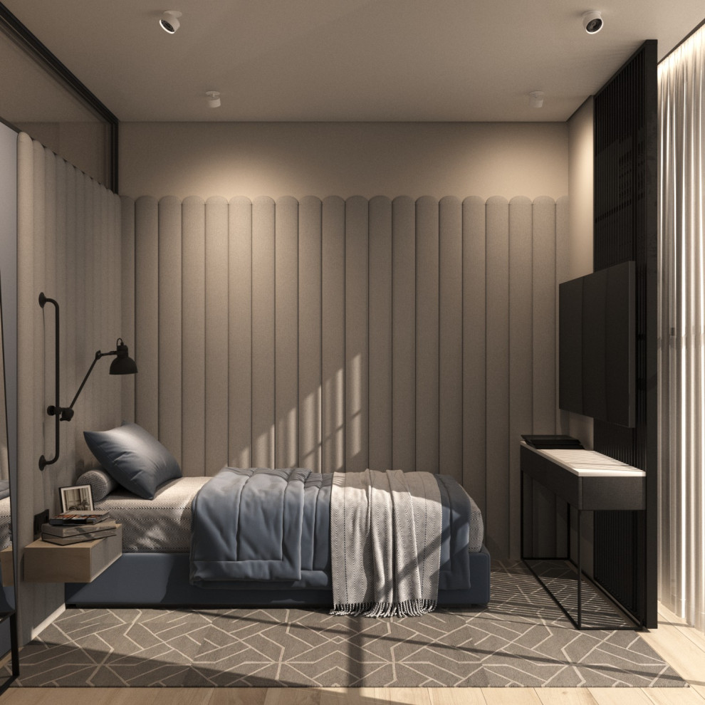 Дизайн-проект квартиры, ул. Нахимсона 107м2. Минимализм