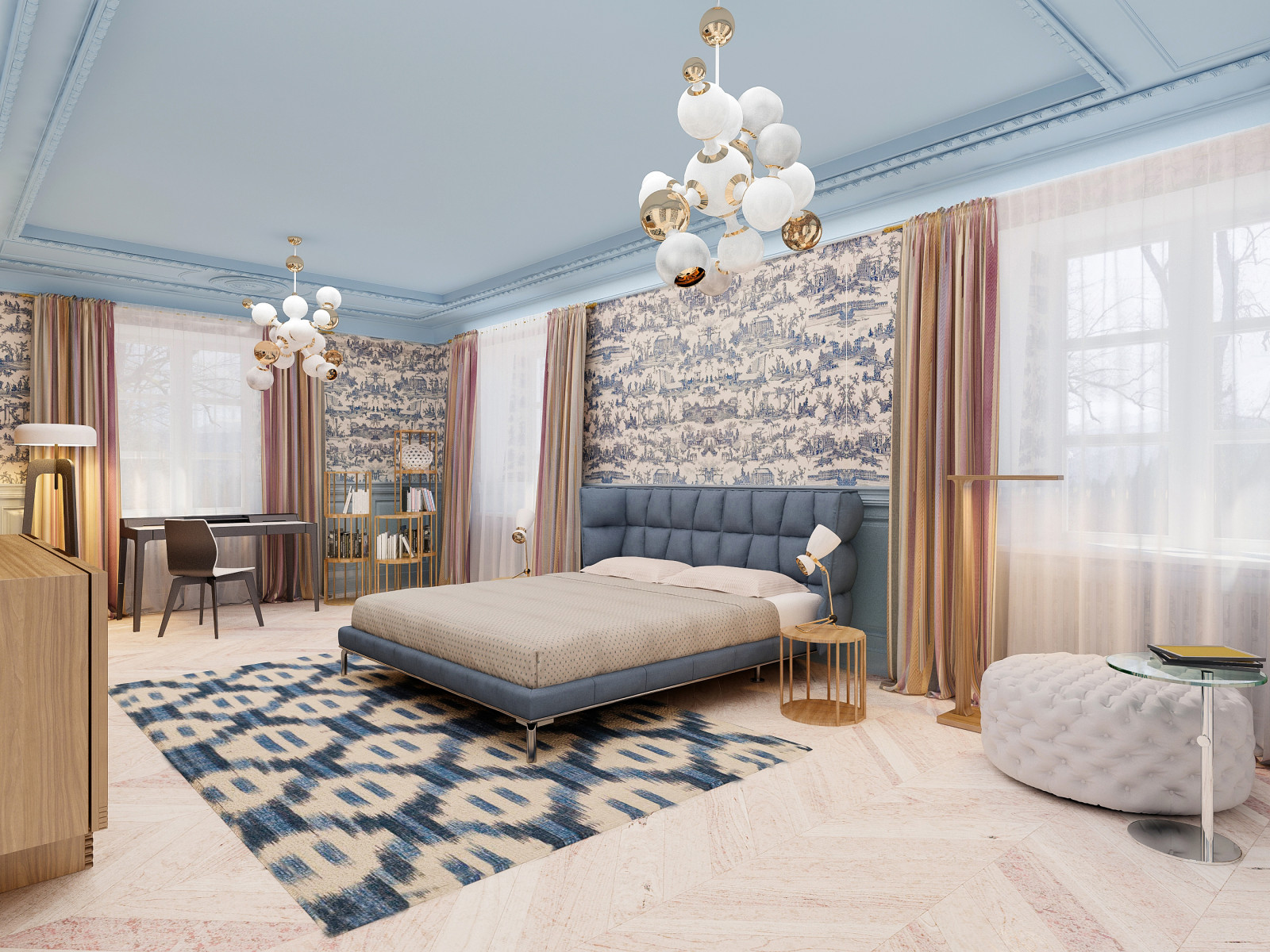 Интерьеры старинного дома 3200 кв метров в Австрии