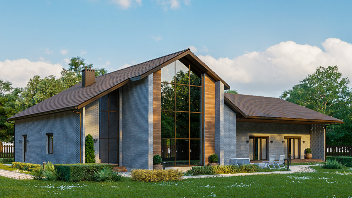 Обложка проекта: Проект одноэтажного дома