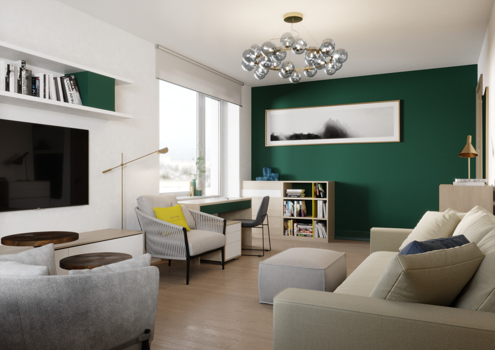 Квартира для семьи друзей.