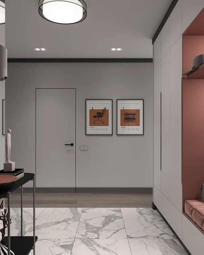 Квартира для семьи из трех человек, 55 кв.м. ЖК "Хорошевский"