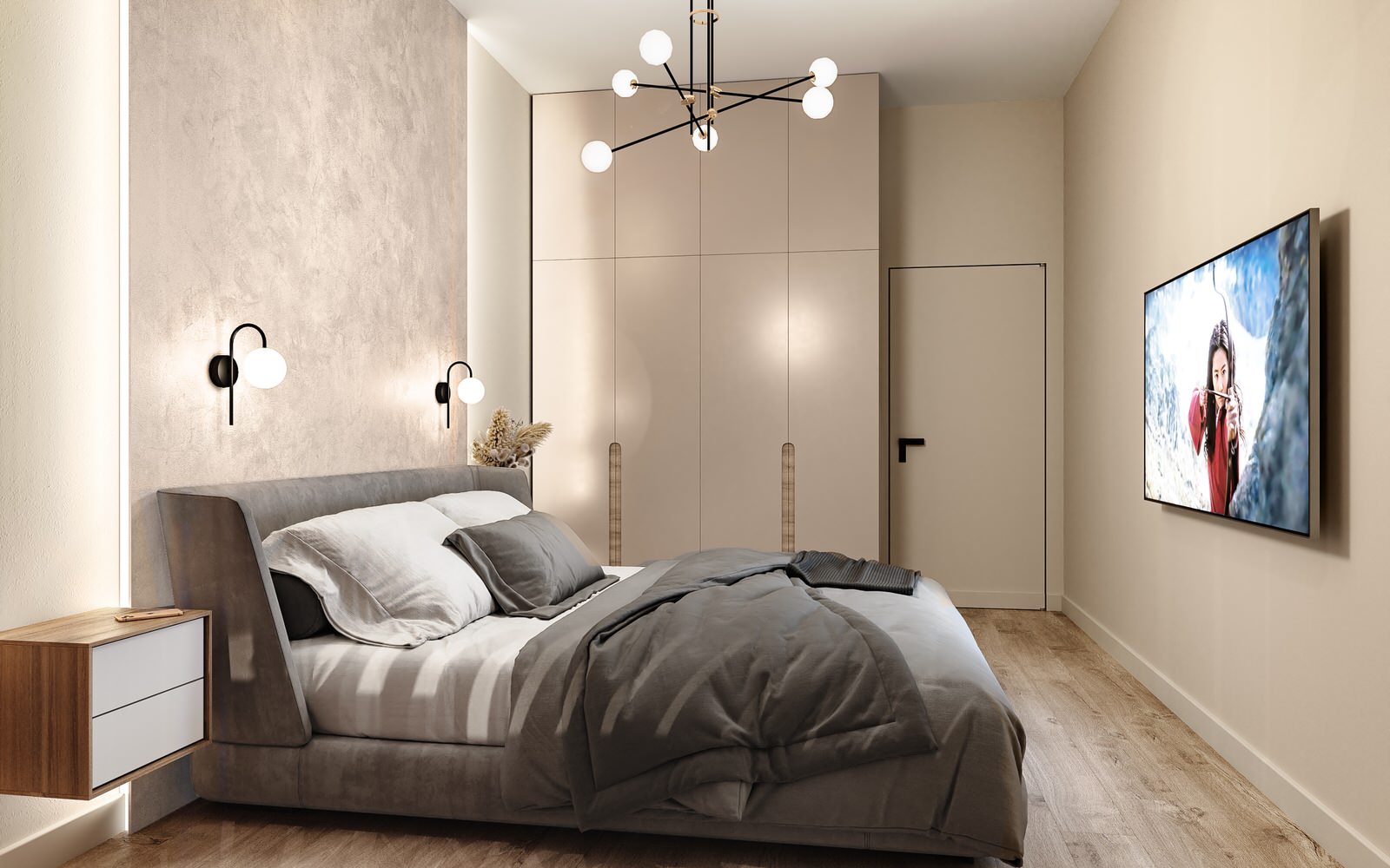 ЖК Скандинавия, 80 м2, двухкомнатная квартира