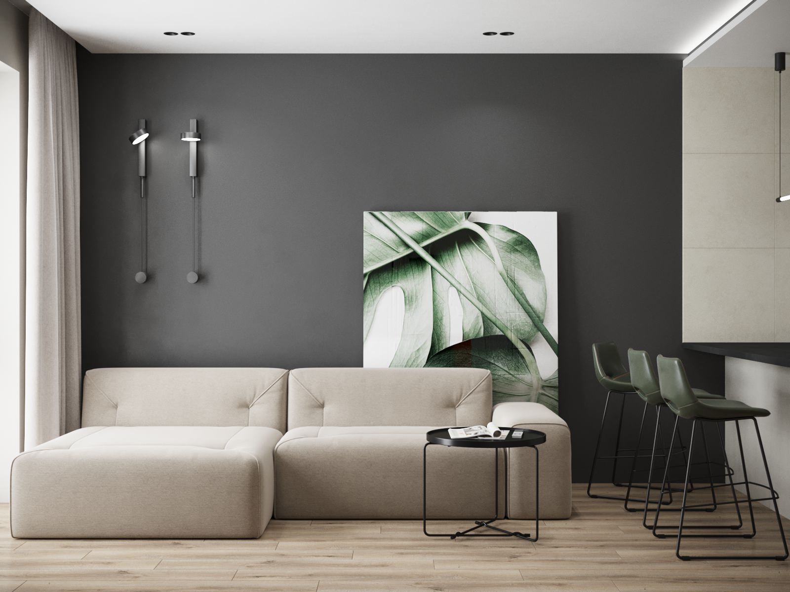 Квартира ещё одного холостяка в ЖК "Селигер сити" г. Москва