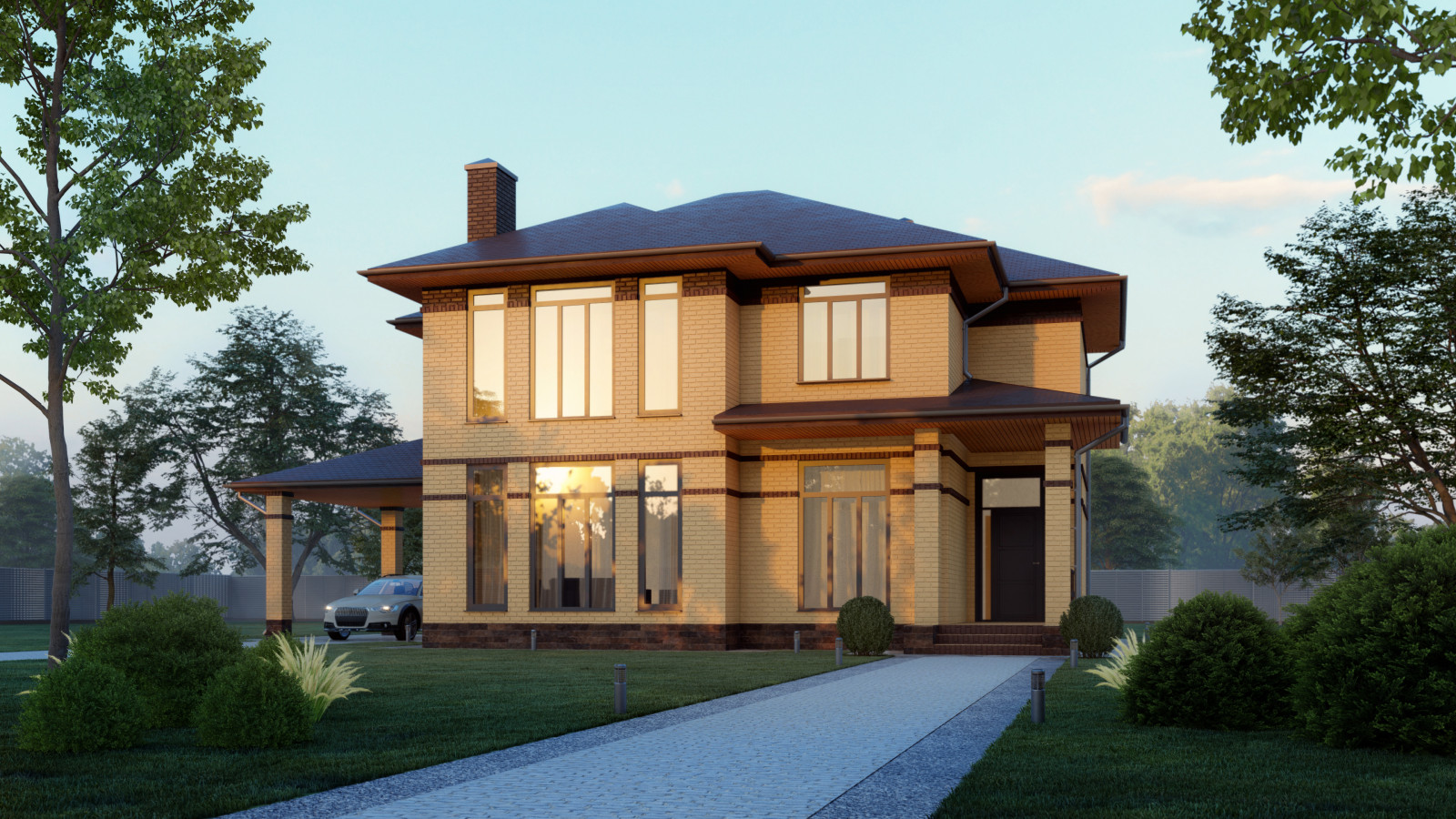 Обложка проекта: Индивидуальный жилой дом