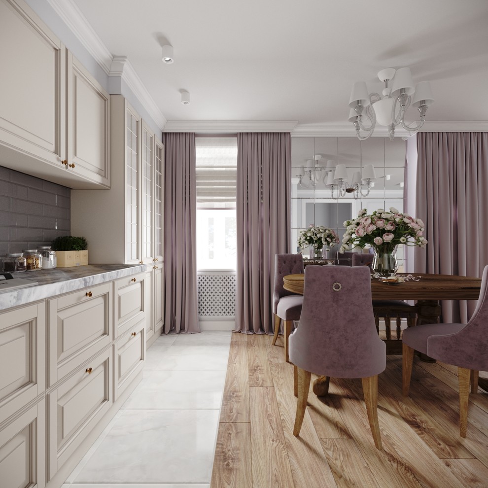 Воздушная гостиная в стиле городская классика